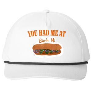 You Had Me At Banh Mi Snapback Five-Panel Rope Hat