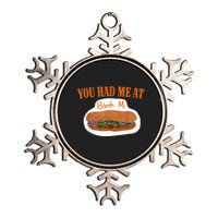 You Had Me At Banh Mi Metallic Star Ornament