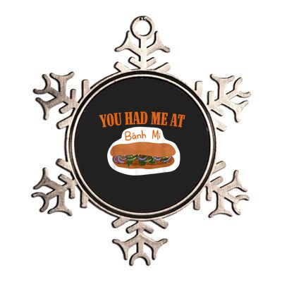 You Had Me At Banh Mi Metallic Star Ornament