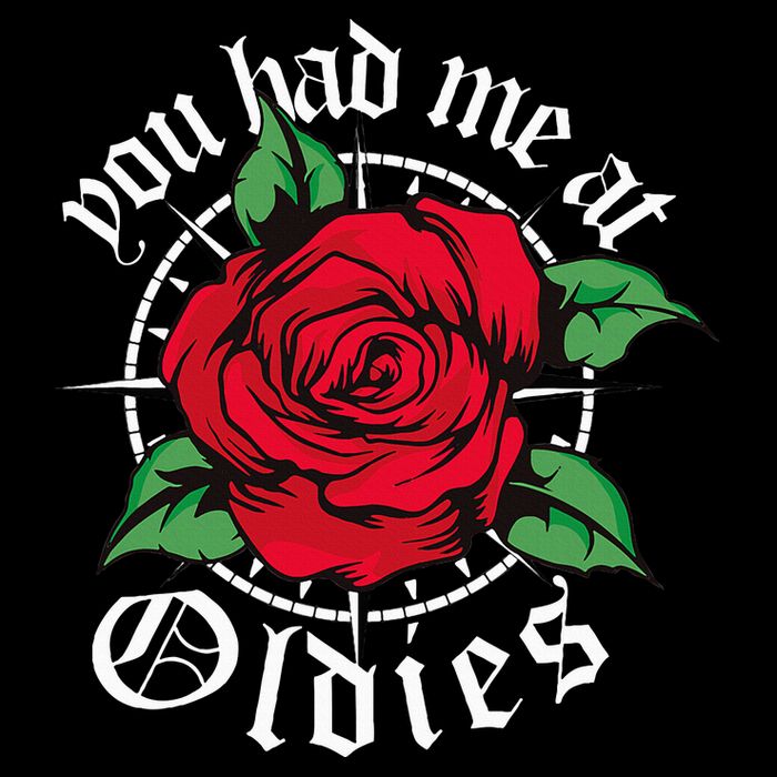 You Had Me At Oldies Red Roses Oldies Sustainable Bucket Hat