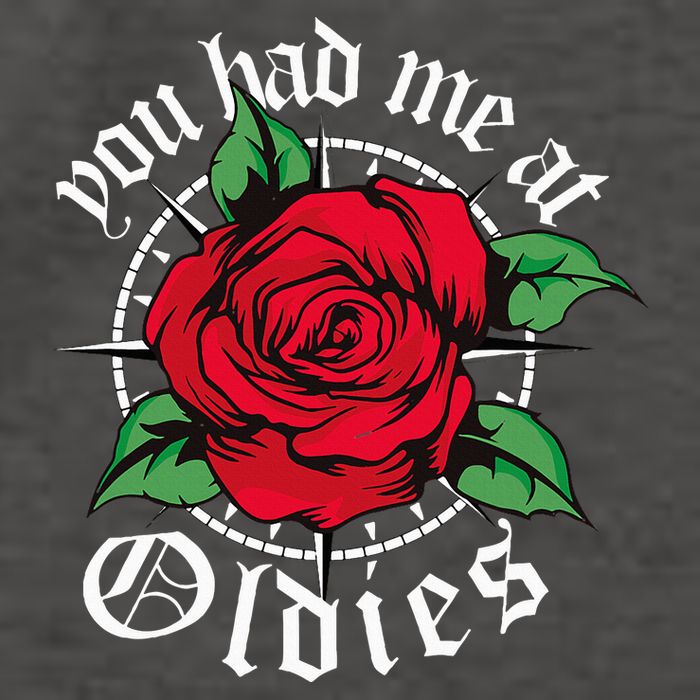 You Had Me At Oldies Red Roses Oldies Vector Backpack