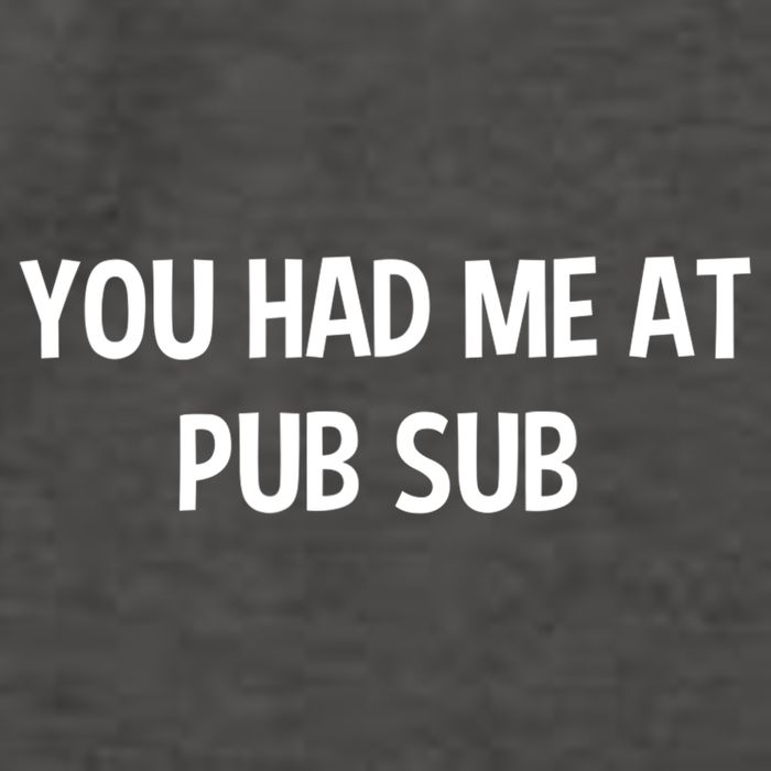 You Had Me At Pub Sub Deli Sub Lover Sandwich Vector Backpack