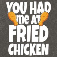 You Had Me At Fried Chicken Food Lover Cotton Canvas Backpack