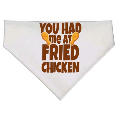 You Had Me At Fried Chicken Food Lover USA-Made Doggie Bandana