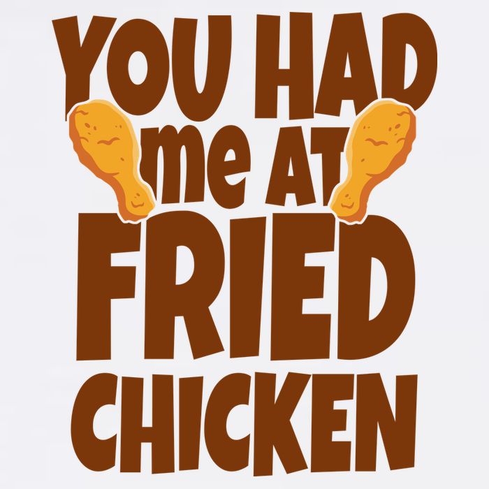 You Had Me At Fried Chicken Food Lover USA-Made Doggie Bandana