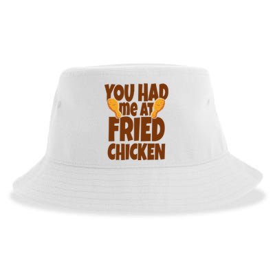 You Had Me At Fried Chicken Food Lover Sustainable Bucket Hat