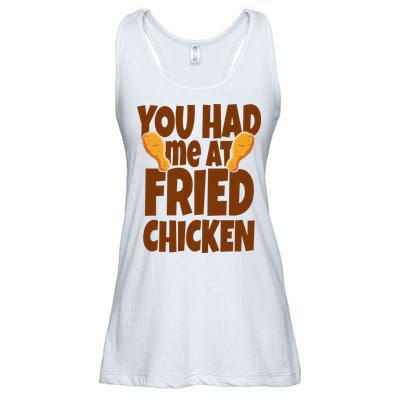 You Had Me At Fried Chicken Food Lover Ladies Essential Flowy Tank