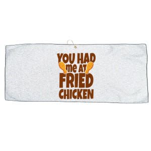 You Had Me At Fried Chicken Food Lover Large Microfiber Waffle Golf Towel