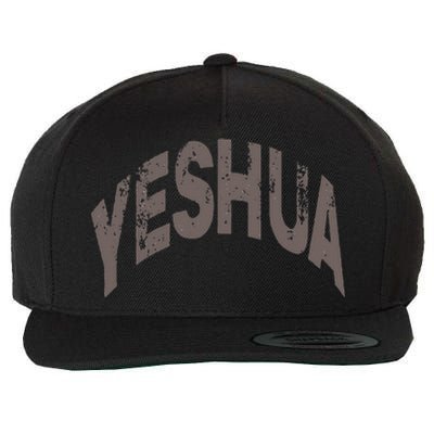 Yeshua Hebrew Name Of Jesus Christian Messianic Wool Snapback Cap