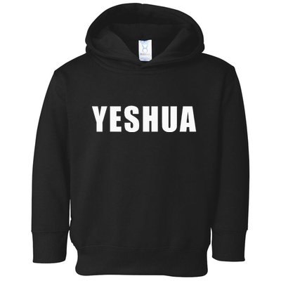 Yeshua Hebrew Name Of Jesus Christian Messianic Jew Toddler Hoodie