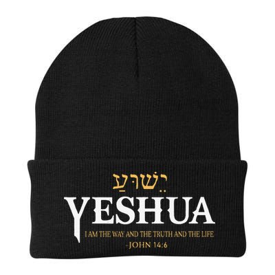 Yeshua Hebrew Name Jesus The Way Truth Life Christian Bible Beanie