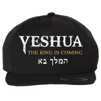 Yeshua Hebrew Name Of Jesus Christian Faith Messianic Wool Snapback Cap
