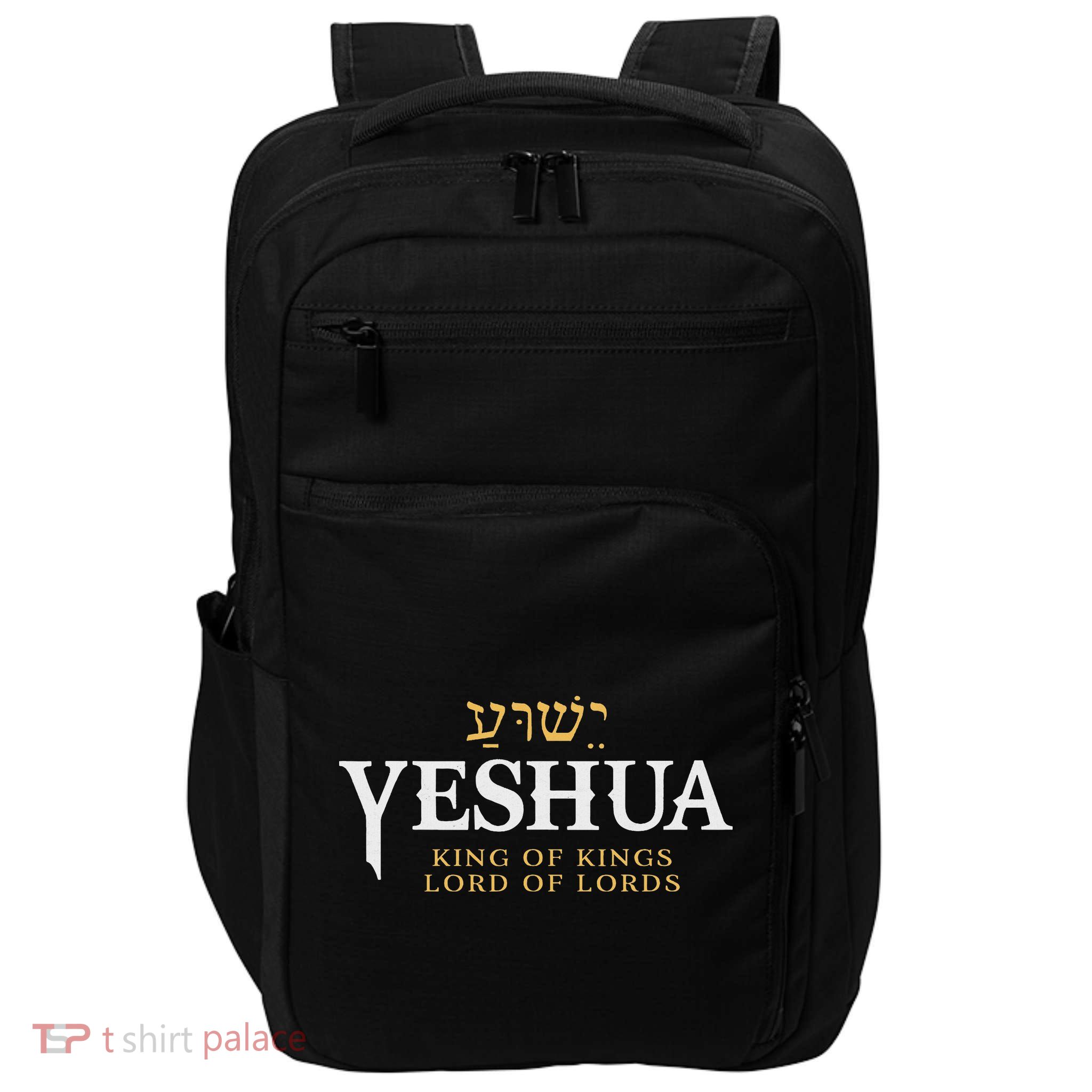 Yeshua Hebrew Name Of Jesus Christian King & Lord Messianic Impact Tech Backpack