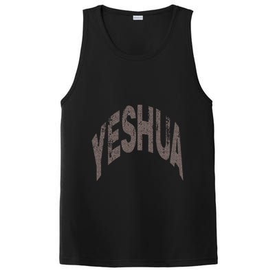 Yeshua Hebrew Name Of Jesus Christian Messianic PosiCharge Competitor Tank