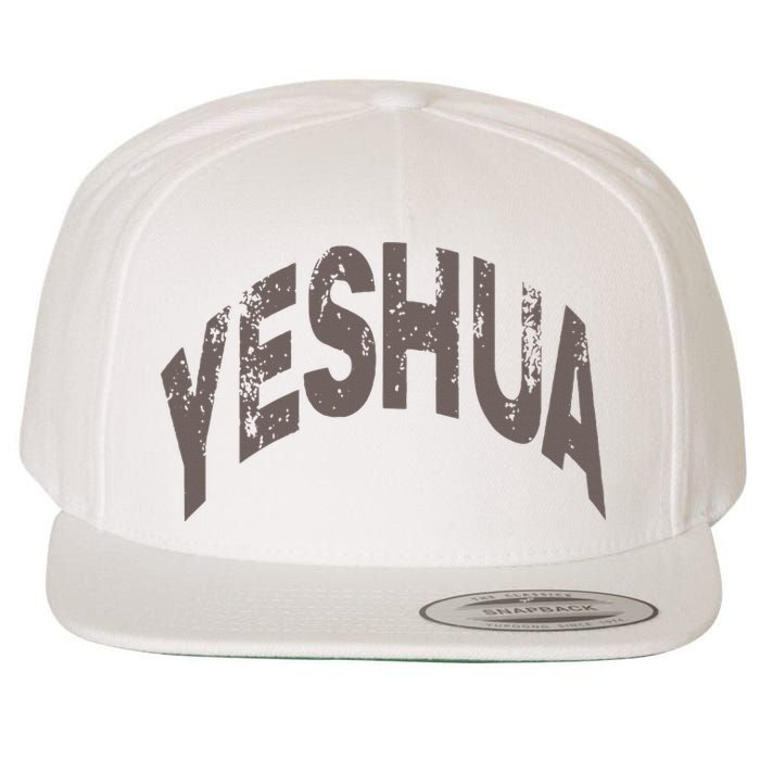 Yeshua hebrew name of Jesus christian messianic Wool Snapback Cap