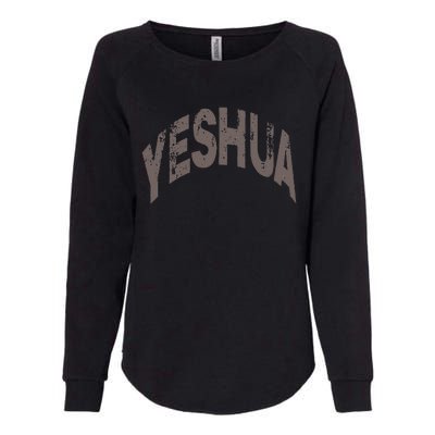 Yeshua hebrew name of Jesus christian messianic Womens California Wash Sweatshirt