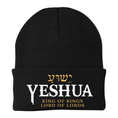 Yeshua Hebrew Name Of Jesus Christian King & Lord Messianic Beanie