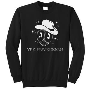 Yee Haw Nukkah Cowboy Dreidel Hanukkah Sweatshirt