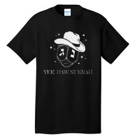 Yee Haw Nukkah Cowboy Dreidel Hanukkah Tall T-Shirt