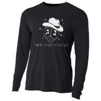 Yee Haw Nukkah Cowboy Dreidel Hanukkah Cooling Performance Long Sleeve Crew