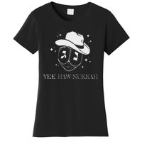 Yee Haw Nukkah Cowboy Dreidel Hanukkah Women's T-Shirt