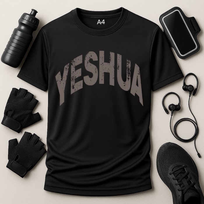 Yeshua Hebrew Name Of Jesus Christian Messianic Gift Cooling Performance Crew T-Shirt