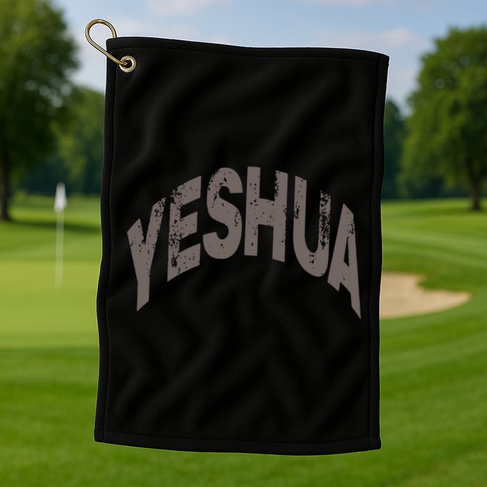 Yeshua Hebrew Name Of Jesus Christian Messianic Gift Golf Towel