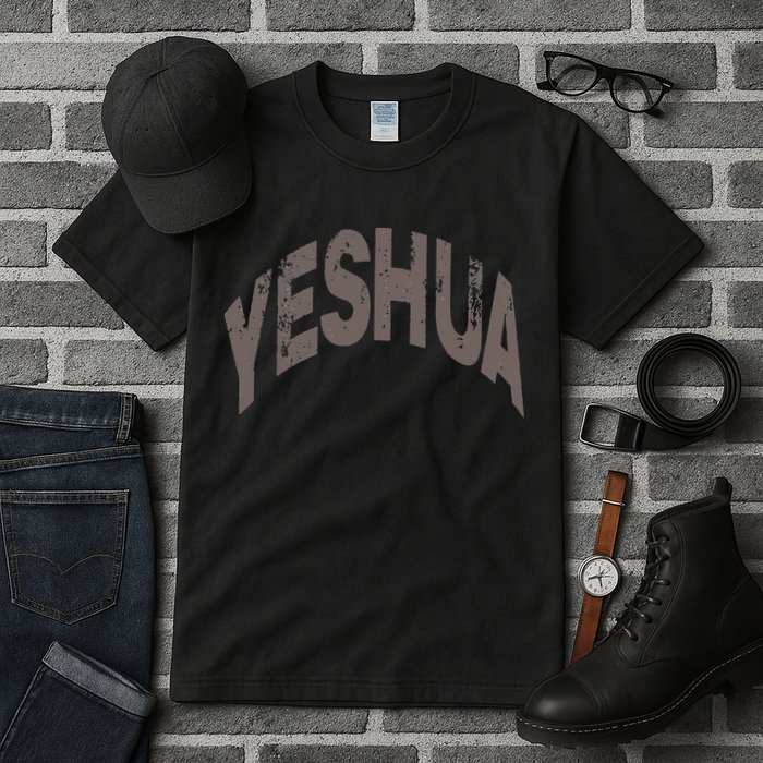 Yeshua Hebrew Name Of Jesus Christian Messianic Tall T-Shirt