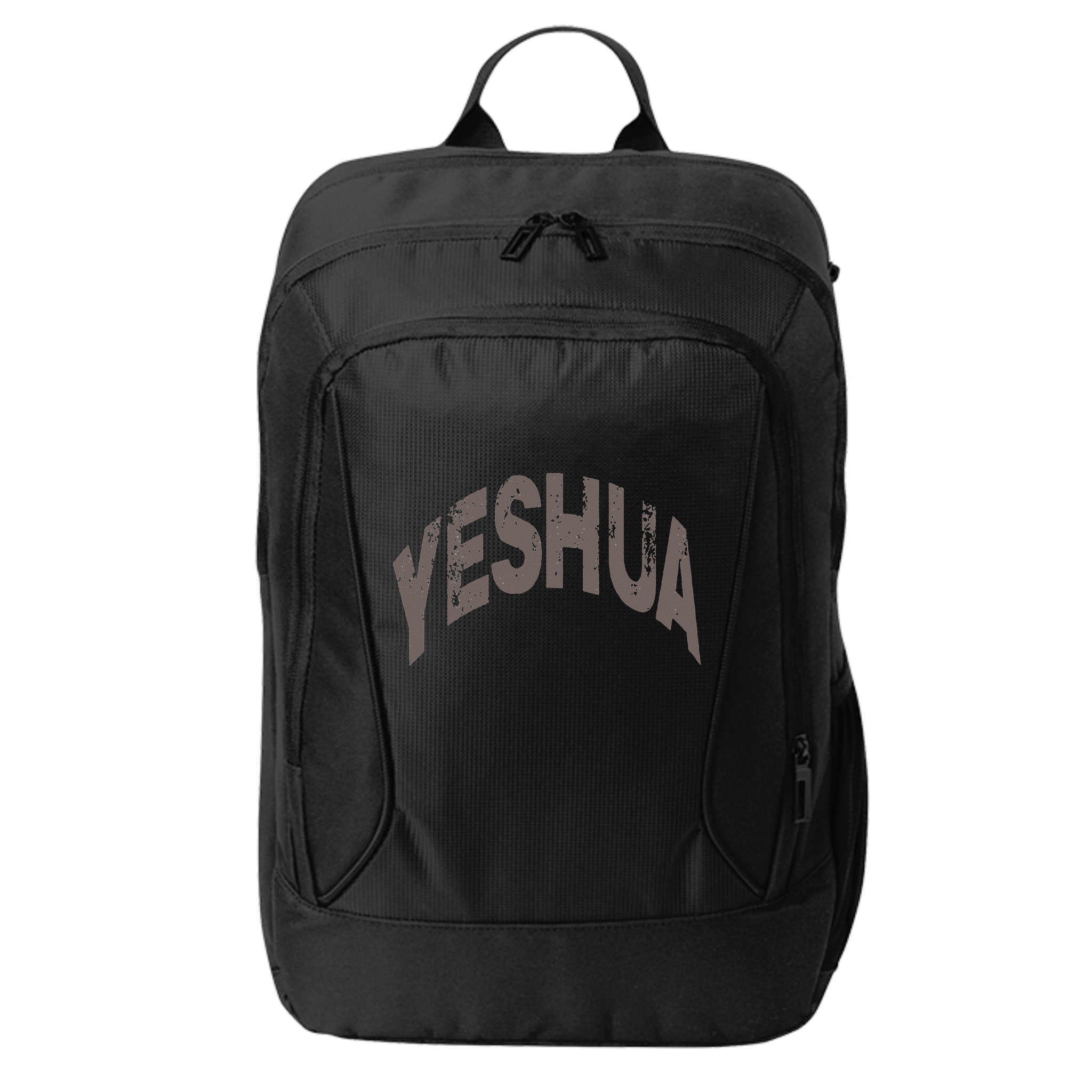 Yeshua Hebrew Name Of Jesus Christian Messianic City Backpack