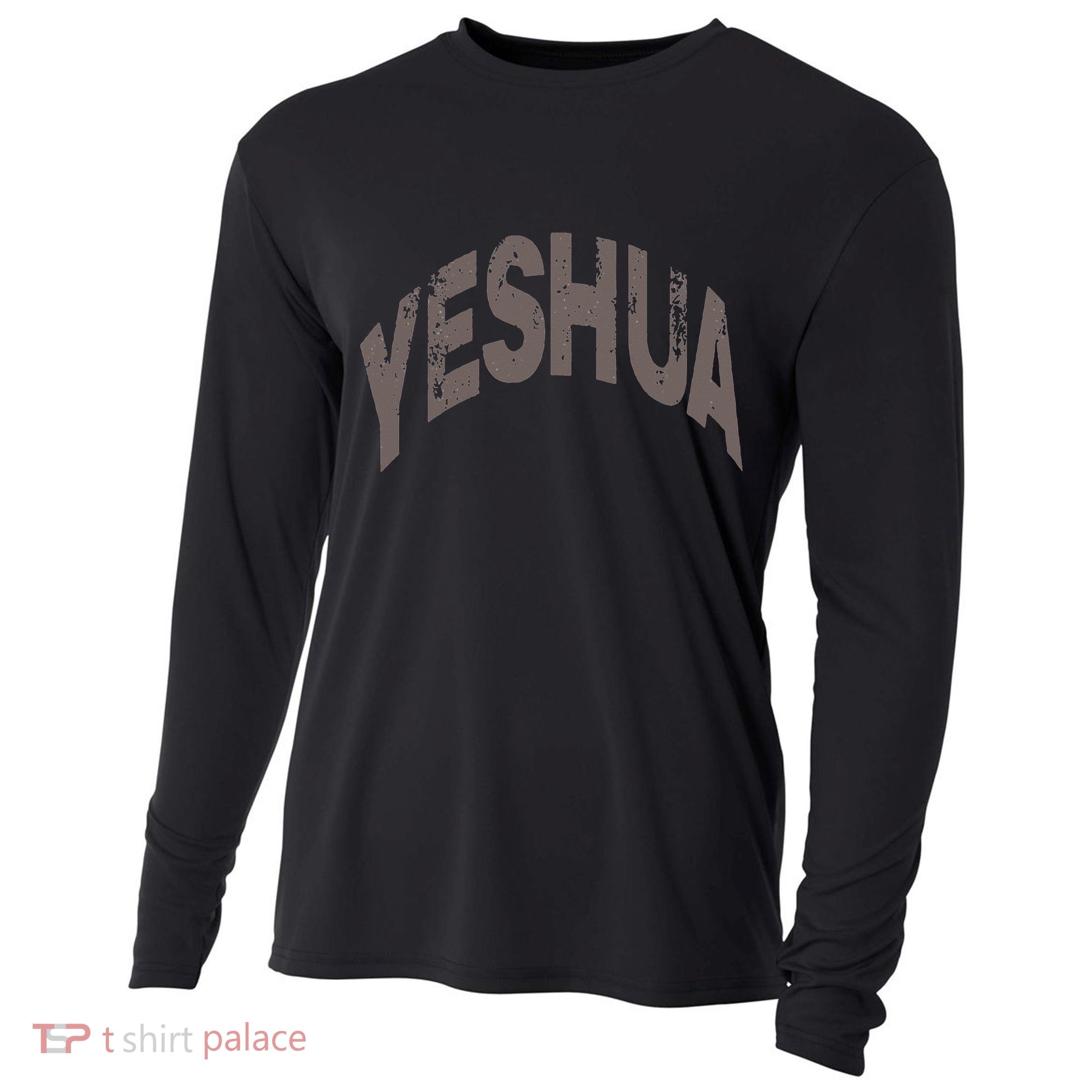 Yeshua Hebrew Name Of Jesus Christian Messianic Cooling Performance Long Sleeve Crew