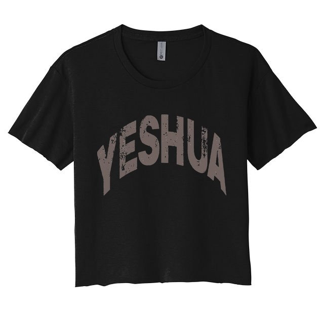 Yeshua Hebrew Name Of Jesus Christian Messianic Crop Top