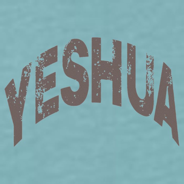 Yeshua Hebrew Name Of Jesus Christian Messianic Sueded Cloud Jersey T-Shirt