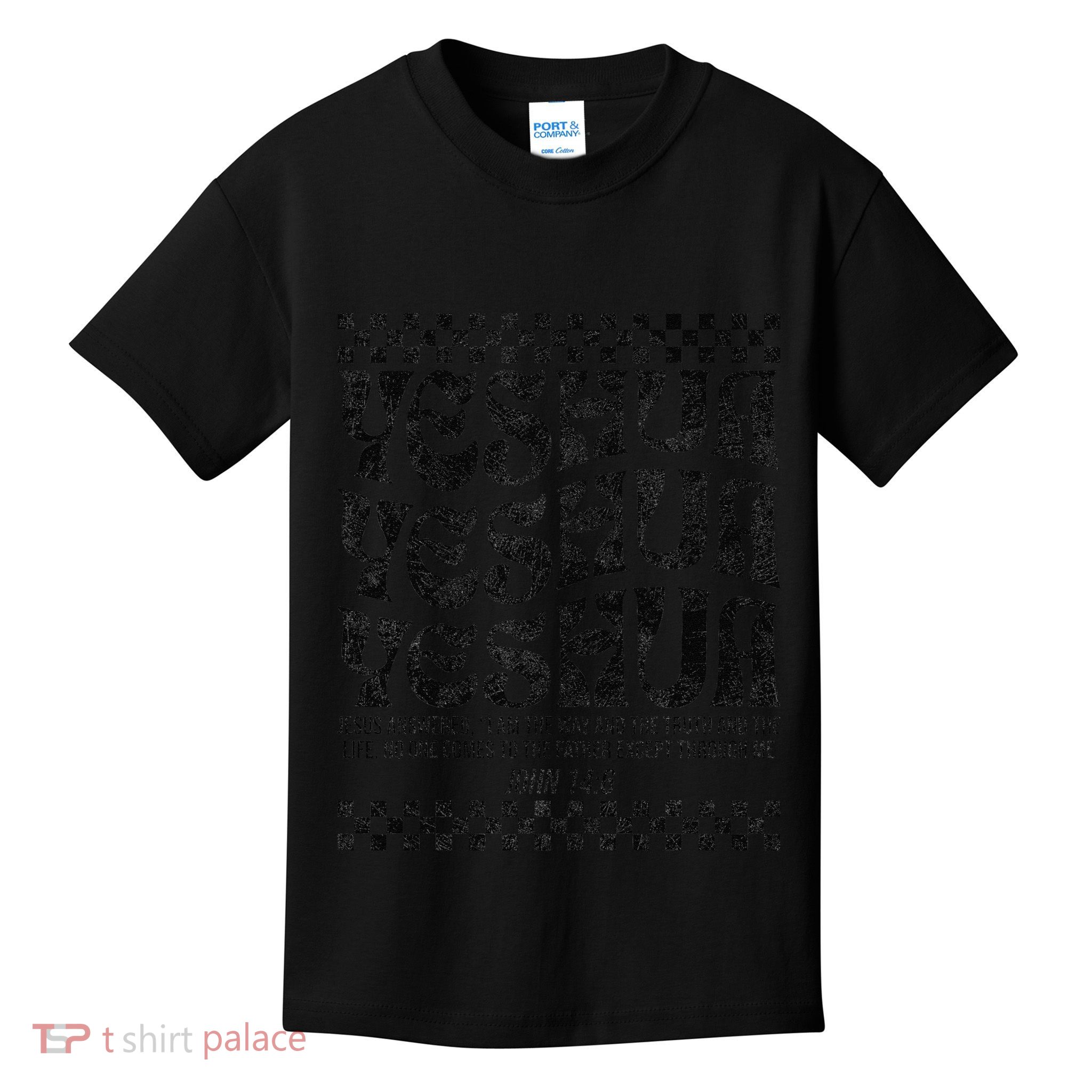 Yeshua Hebrew Name For Bible Verse Christian Jesus God Kids T-Shirt