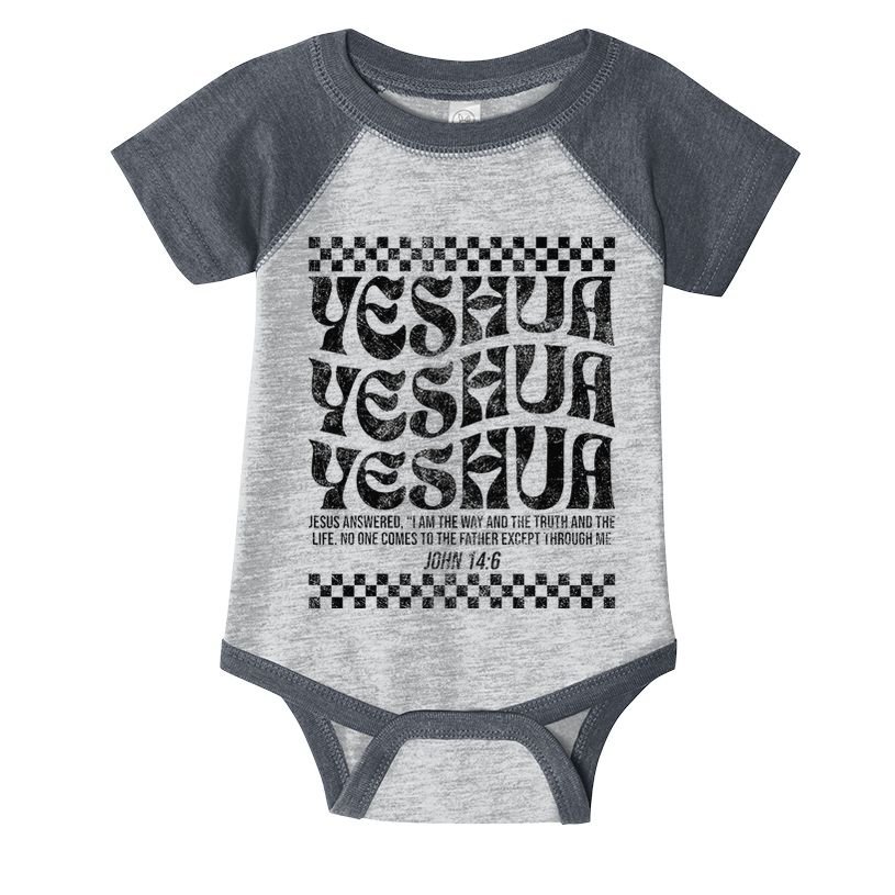 Yeshua Hebrew Name For Bible Verse Christian Jesus God Infant Baby Jersey Bodysuit