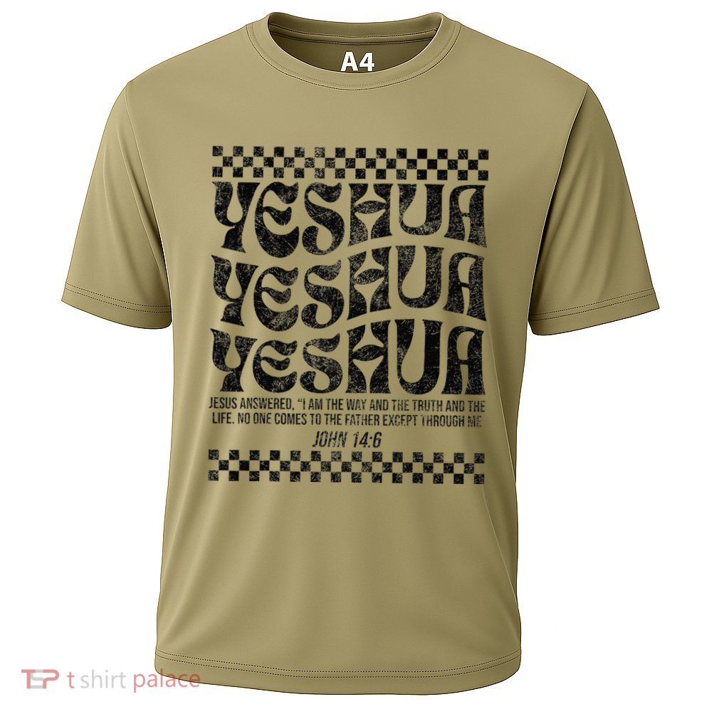 Yeshua Hebrew Name For Bible Verse Christian Jesus God Performance Shirt