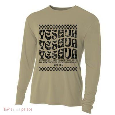 Yeshua Hebrew Name For Bible Verse Christian Jesus God Cooling Performance Long Sleeve Crew