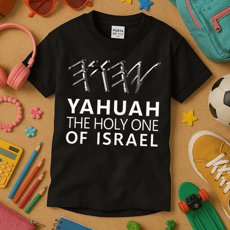 Yahuah Holy One Israel Kids T-Shirt