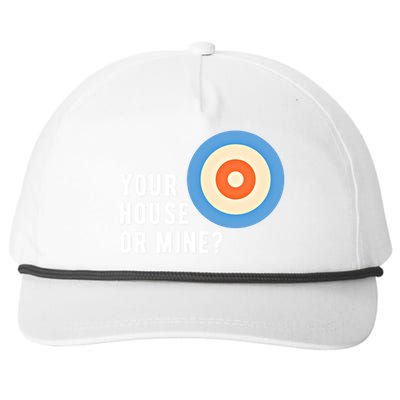 Your House Or Mine Curling Curler Curl Gift Snapback Five-Panel Rope Hat