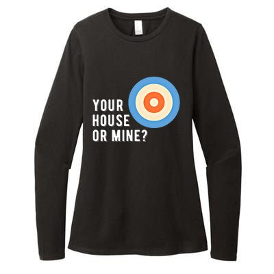 Your House Or Mine Curling Curler Curl Gift Womens CVC Long Sleeve Shirt