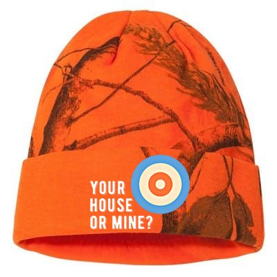 Your House Or Mine Curling Curler Curl Gift Kati Licensed 12" Camo Beanie