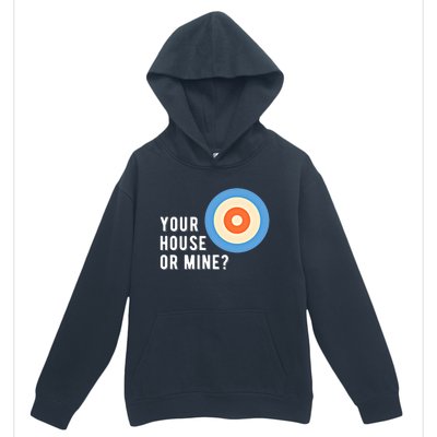 Your House Or Mine Curling Curler Curl Gift Urban Pullover Hoodie