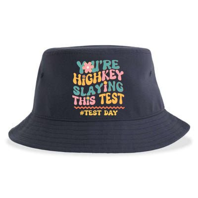 You're Highkey Slaying This Test # TEST DAY Sustainable Bucket Hat