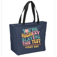 You're Highkey Slaying This Test # TEST DAY Zip Tote Bag