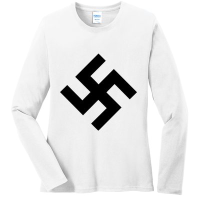 Yeezy Hh Swastika Ladies Long Sleeve Shirt