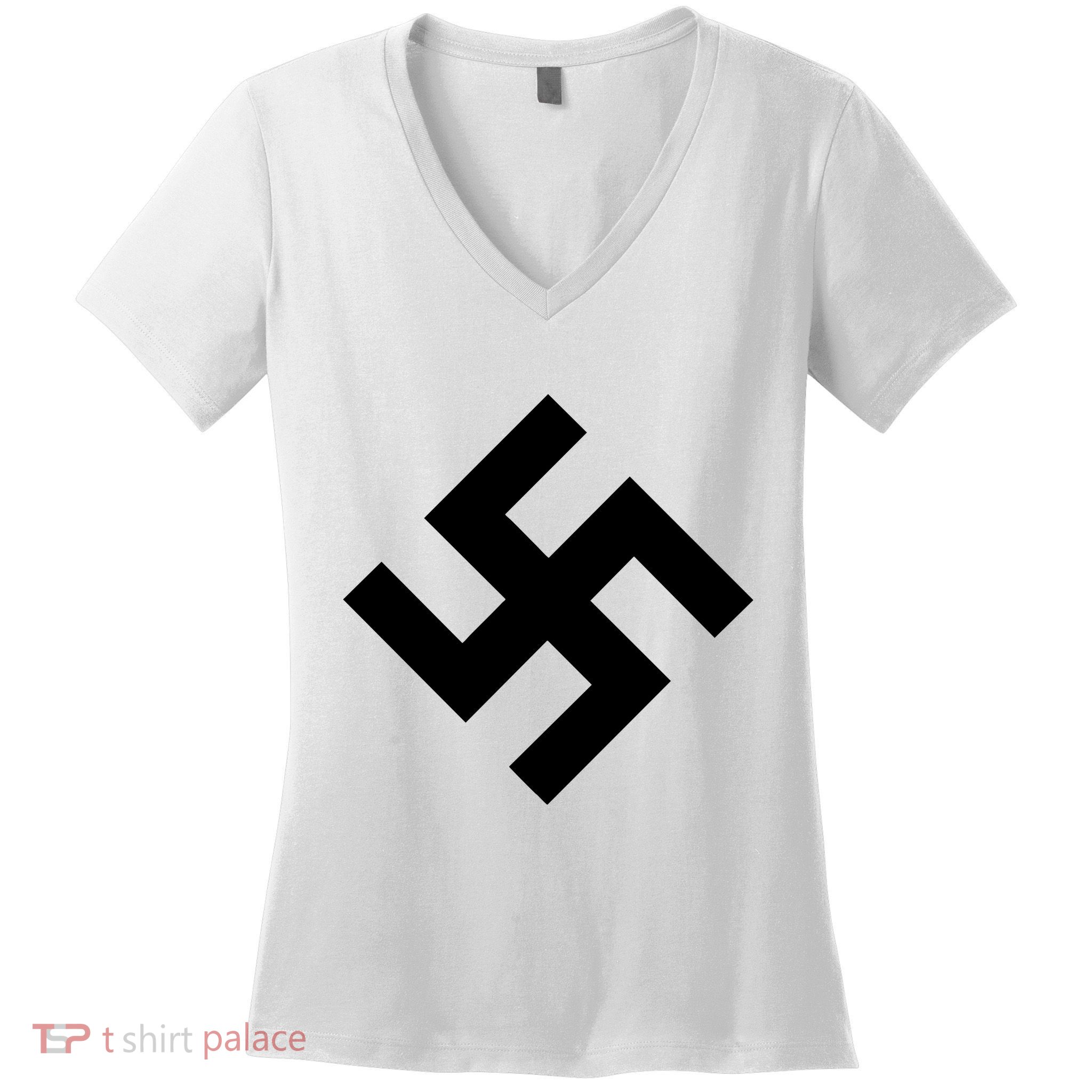 Yeezy Hh Swastika Women's V-Neck T-Shirt