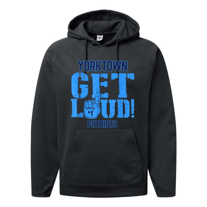 Yorktown High School Get Loud Patriots Performance Fleece Hoodie