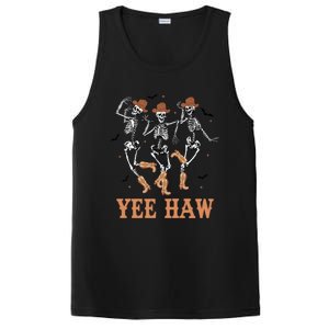 Yee Haw Skeleton Dancing Cow Boots Howdy Western Rodeo Gift PosiCharge Competitor Tank