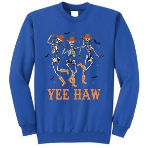 Yee Haw Skeleton Dancing Cow Boots Howdy Western Rodeo Gift Sweatshirt