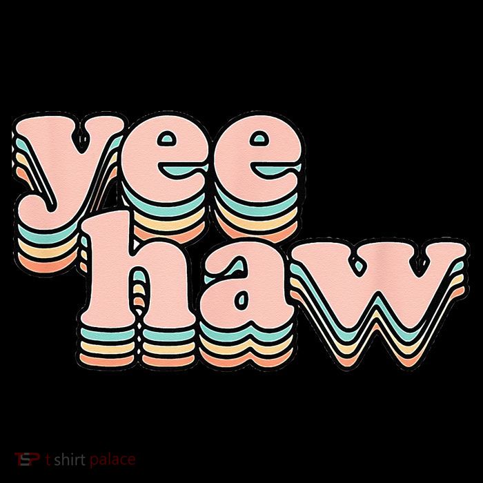 Yeehaw Howdy Space Cow Stripe Pom Pom Beanie