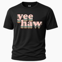 Yeehaw Howdy Space Cow Cooling Performance Crew T-Shirt